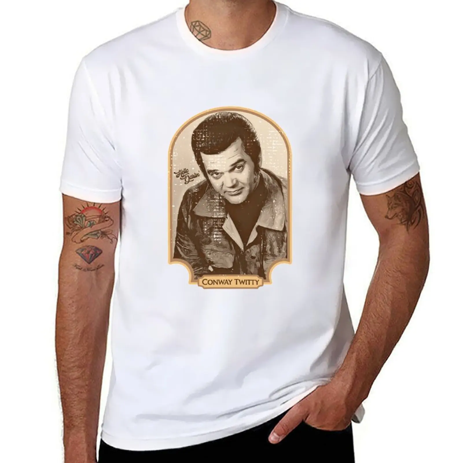 

Conway Twitty T-Shirt t shirt man plain t shirt for man 100 percent cotton T-Shirt