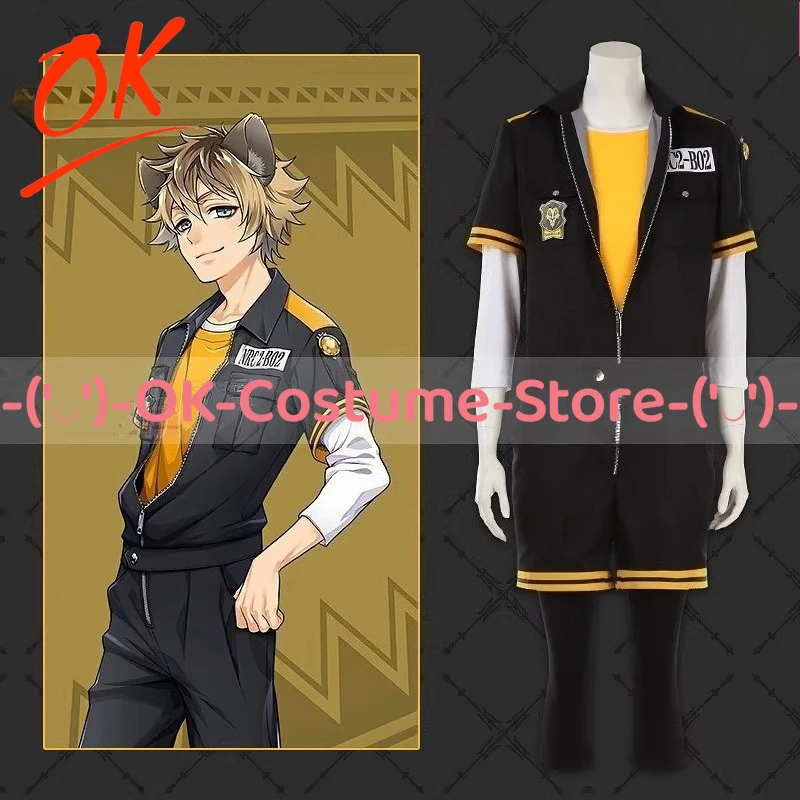 [Индивидуальный размер] Костюм для косплея Twisted Wonderland Savanaclaw Ruggie Bucchi: комбинезон, униформа для Хэллоуина и вечеринок