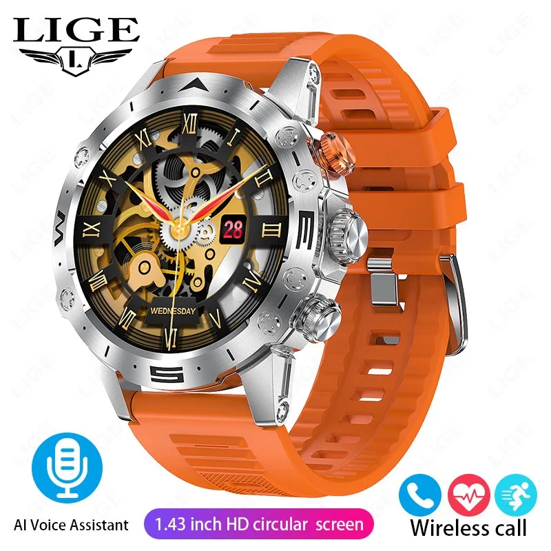 LIGE Smart Watch with 1.83-Inch Display