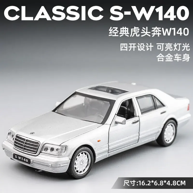 1:32 Mercedes-Benz S-W140 hohe Simulation Druckguss Auto Metall legierung Modell Auto Kinderspiel zeug Sammlung Geschenke a88