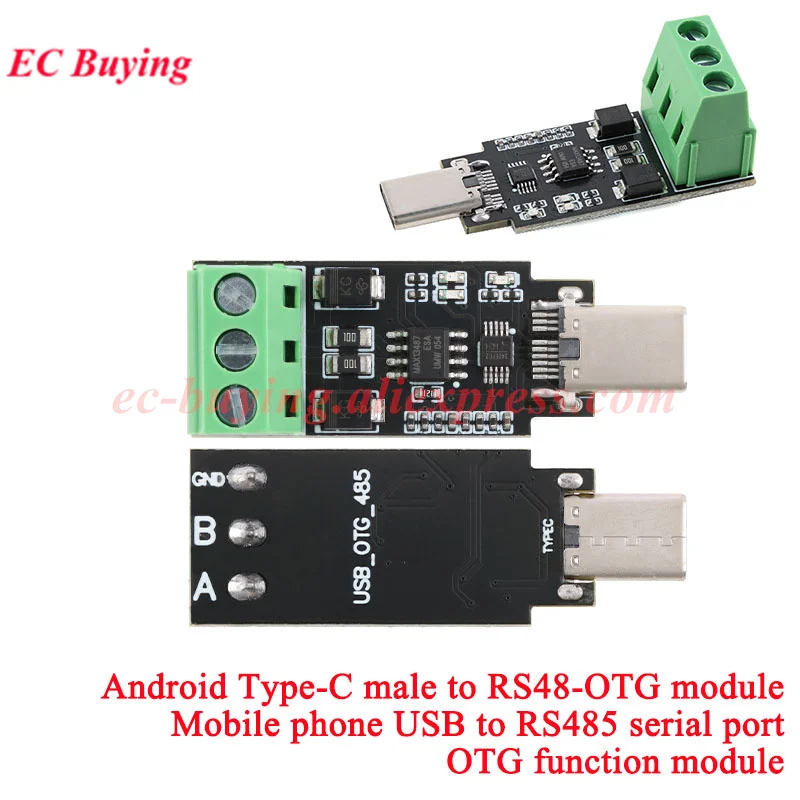 Typ-c zu seriellem Port Android Handy USB zu TTL OTG Debugging Download CH340 RS485 Konvertierungsmodul 3,3 V 5 V für STC STM32 – Detail 4