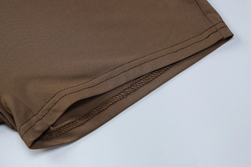 Hugcitar Lange Ärmel, rückenfrei, solide Schnürung, sexy, schlank, dünn, Overall, 2024, Herbst, Damenmode, Y2K, Streetwear, Party, Club, Rompe – Detail 14
