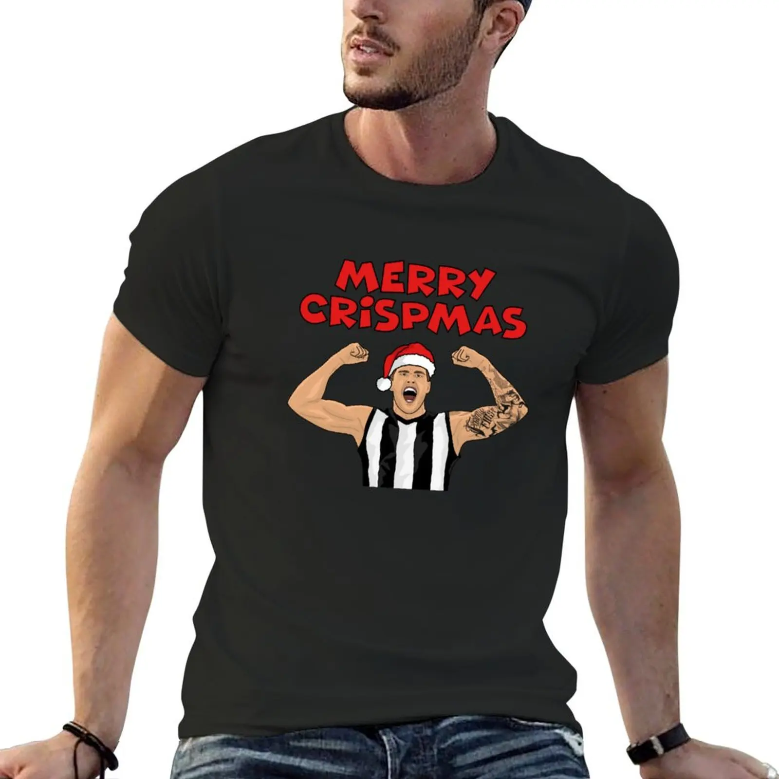 Jack Crisp Crispmas T-shirt Short sleeve tee blanks hippie clothes Men's clothing