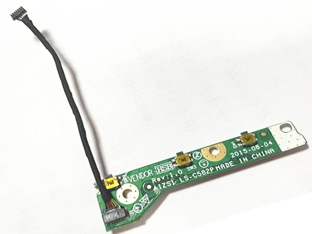 NEW For Lenovo Yoga 260 Laptop Power Button Board with Cable Switch Repairing Accessories AIZS1 LS-C582P view 2