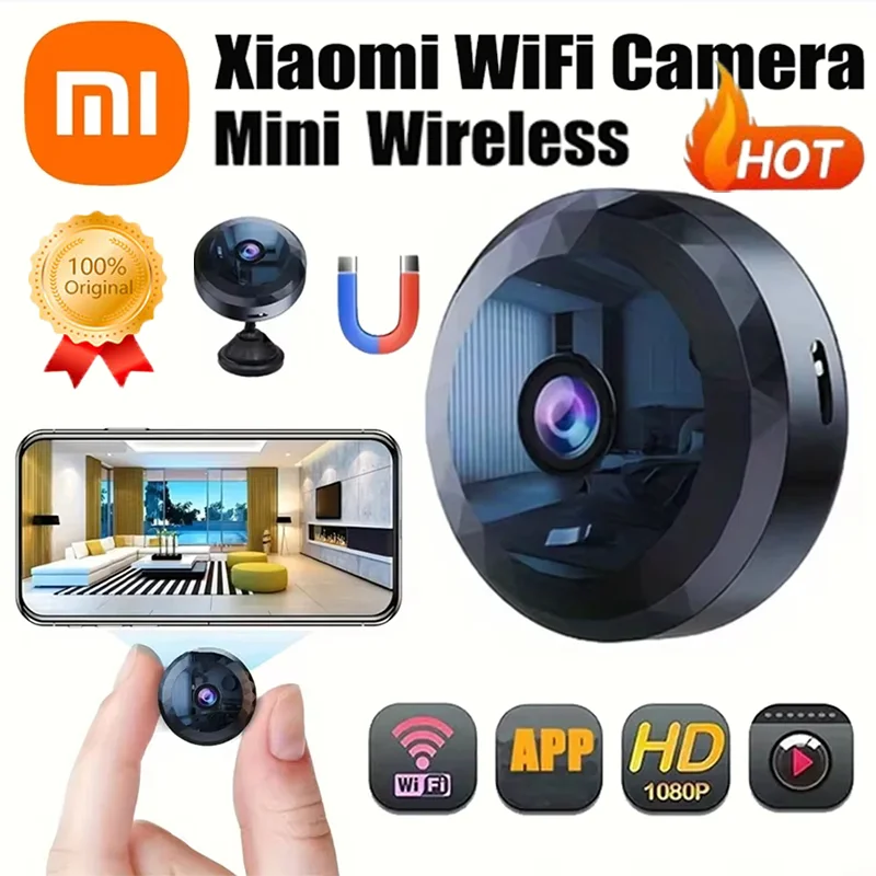 Xiaomi Draadloze A11 Camera Mini Wifi Monitoring 1080P Hd Video Camera Oplaadbare Batterij Bewegingsdetectie Camcorders