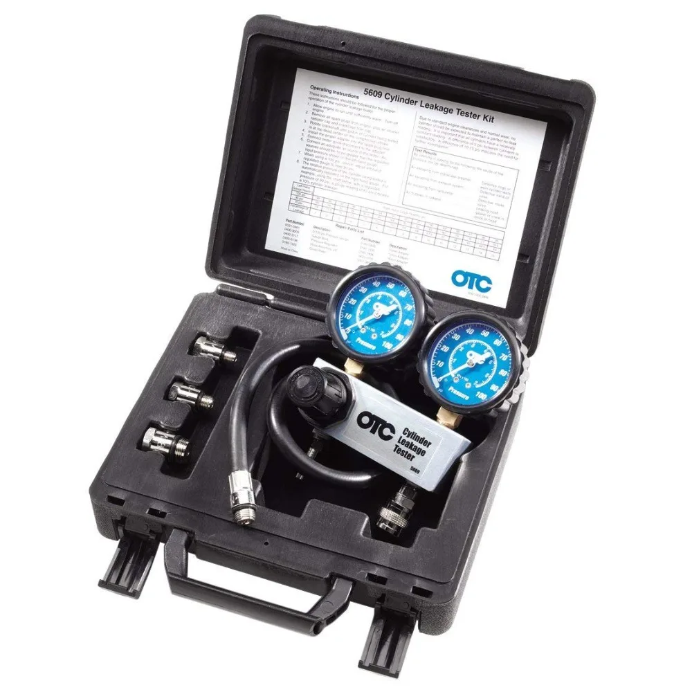 5609 Cylinder Leakage Tester Kit , Black