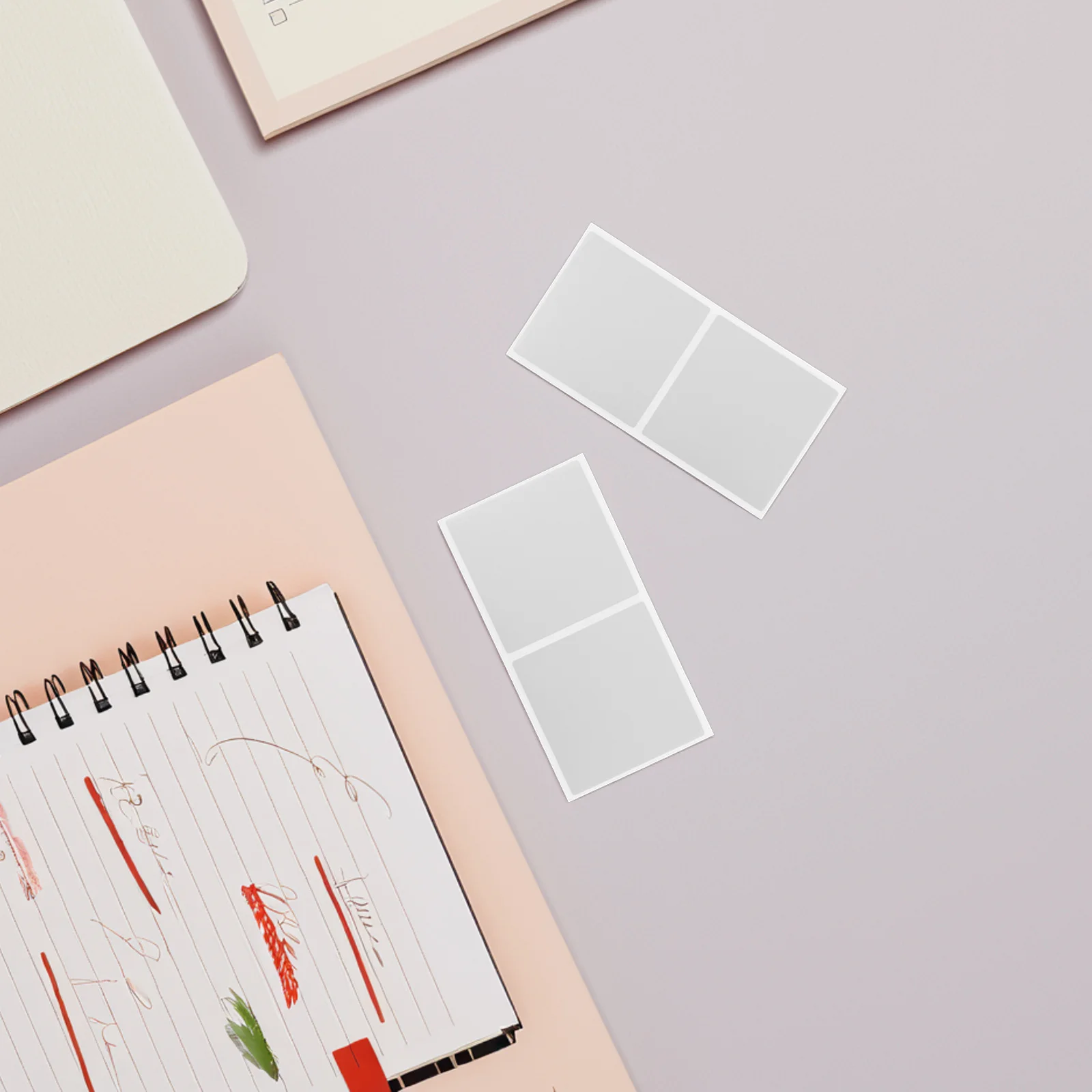 25 Sheets Party Scratch Coating Stickers Decals Paper Labels Make Your Own