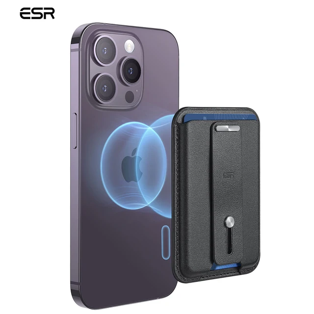 ESR dla iPhone 15 14 HaloLock Magnetic Wallet dla iPhone 14 Pro Max Smart Card Storage Case dla 12/12 Pro dla iPhone 13 Pro Max