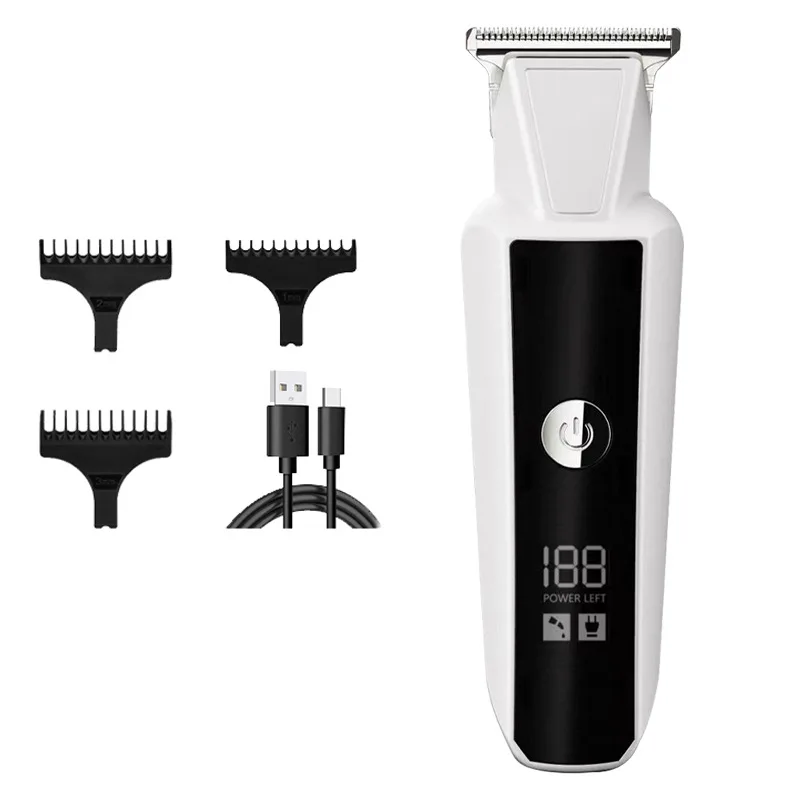 WAIKIL-Clipper de cabelo elétrico masculino, cabeleireiro profissional aparador, Clippers de carga USB para corte de cabelo, ferramentas sem fio Styling