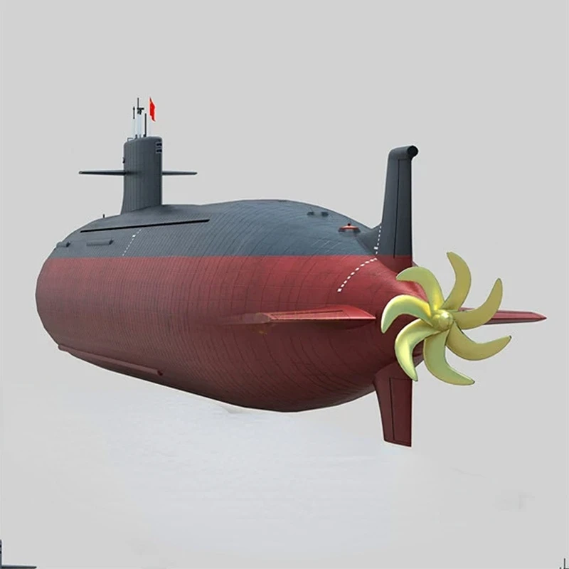 Modello sottomarino Navy tipo 093 Attack Nuclear Submarine Static Edition Exhibition Hall Collection Toys