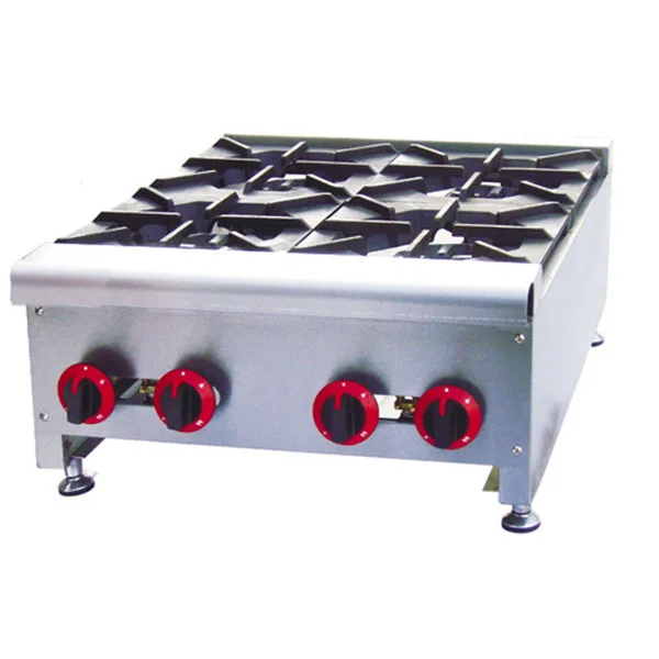 Commercial Restaurant Quality 4 Burner Cast Iron Burner Stove