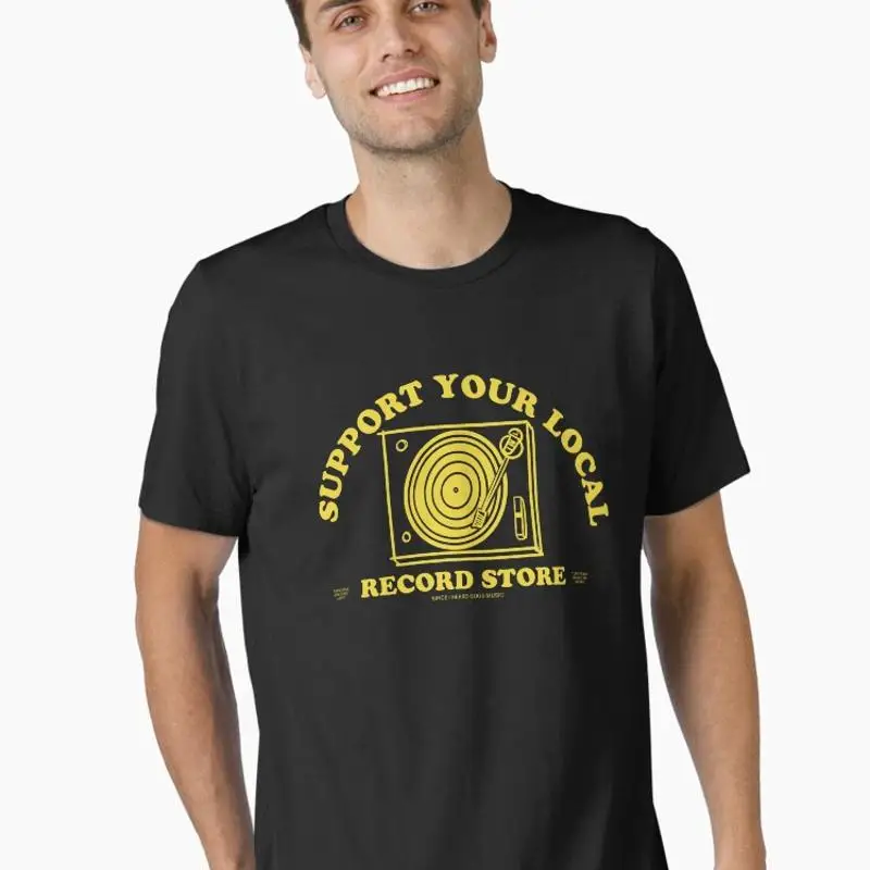 Support Your Local Record Store Music Collector Essential T-Shirt