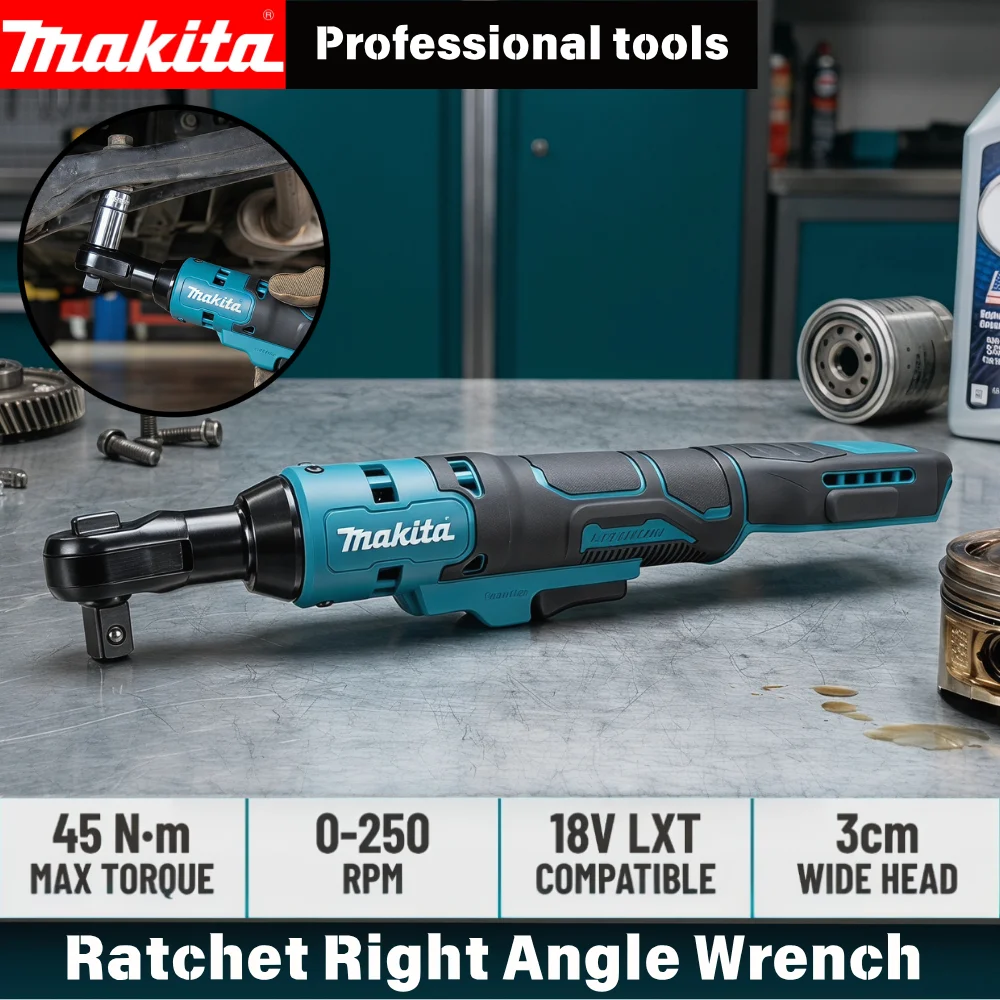 llave-de-trinquete-inalambrica-makita-18v-lxt-accionamiento-de-635-mm-475-n·m-llave-angular-herramientas-electricas-para-bateria-makita-de-18v