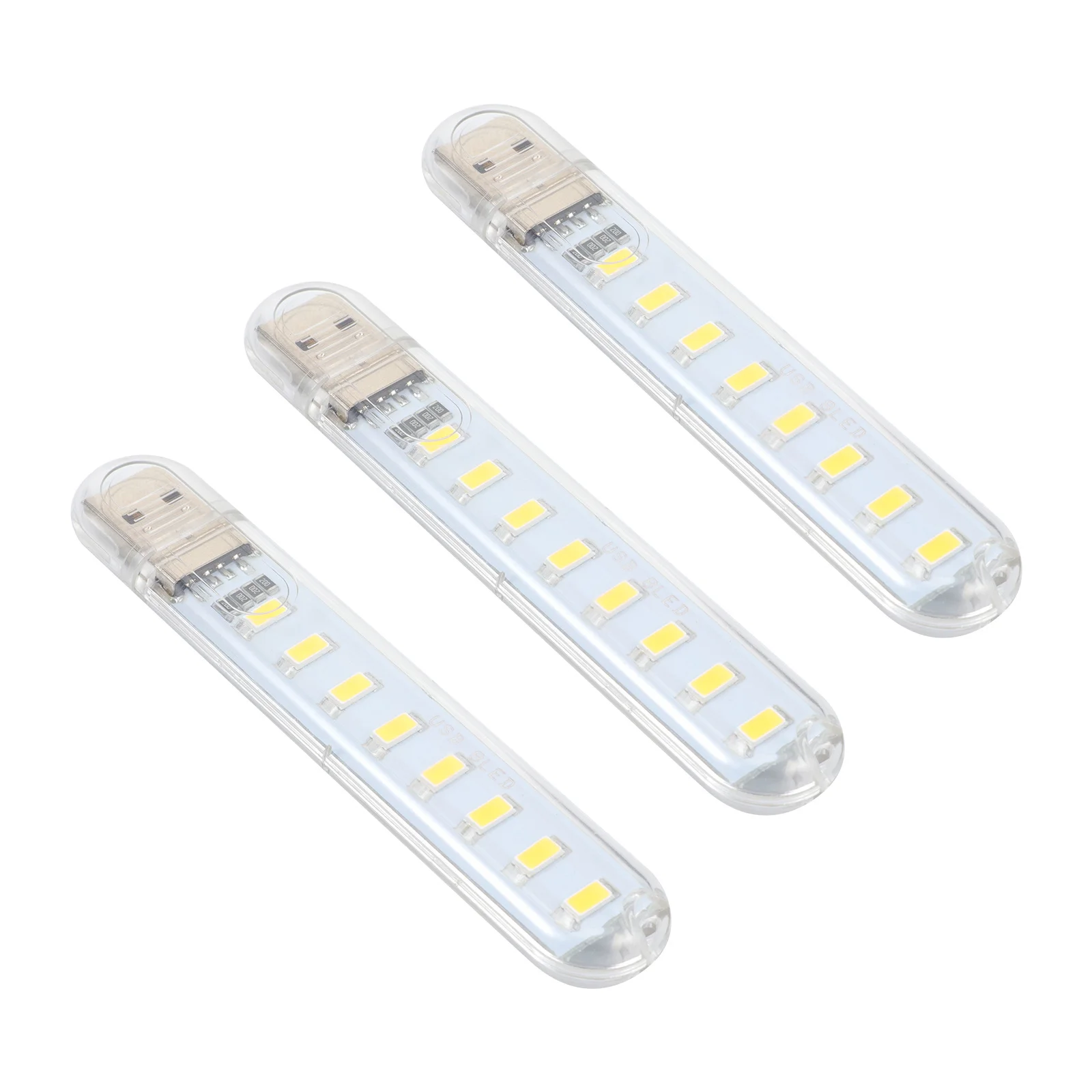 

3Pcs USB Light Portable Night Lamp Ultra High Brightness No Glare Wide Beam Practical for Home School Outdoor Night Light