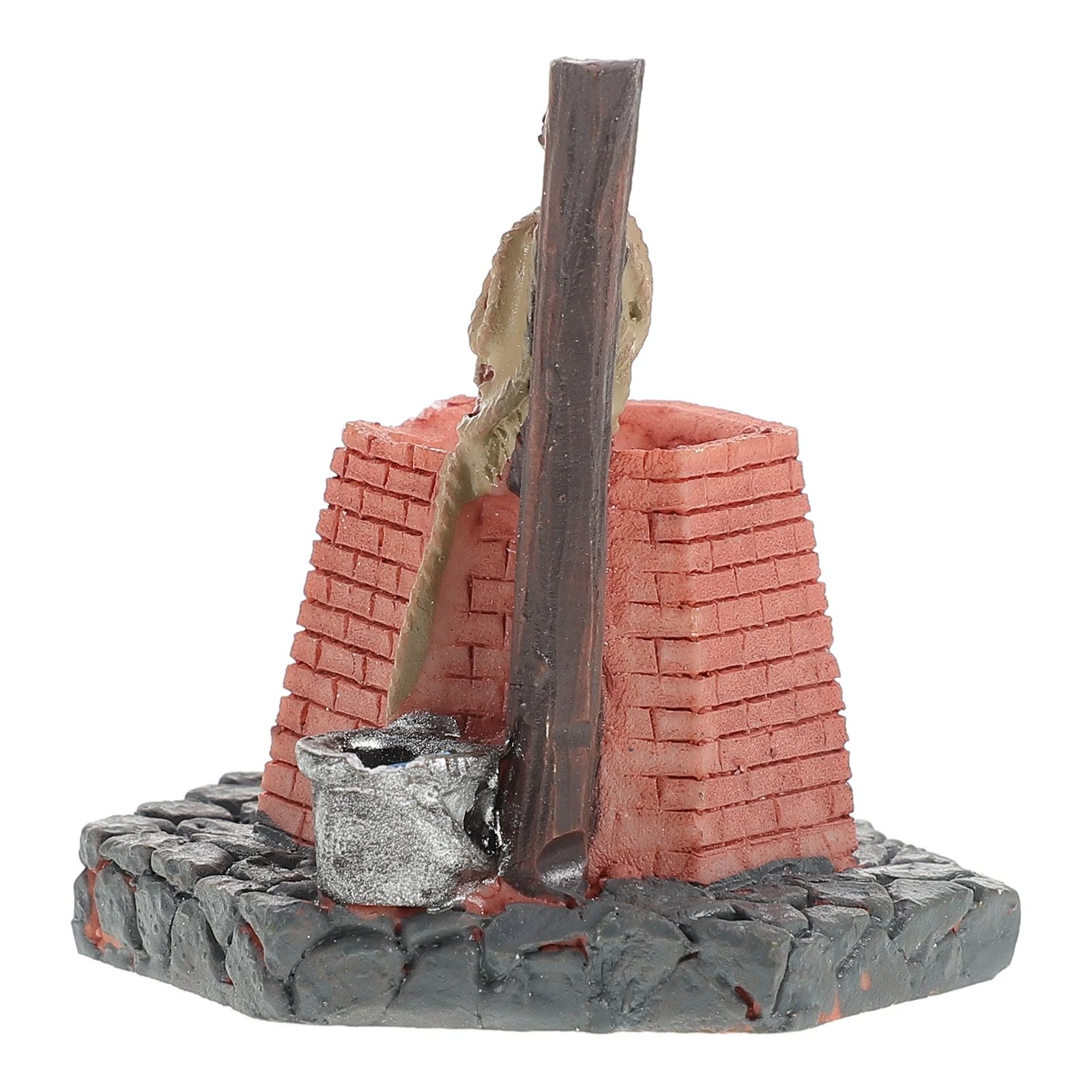 

Vintage Hexagon Water Well Ornament Miniature Micro Garden Decor Realistic Simulation Scene Diy Bonsai Sand Table Lawn