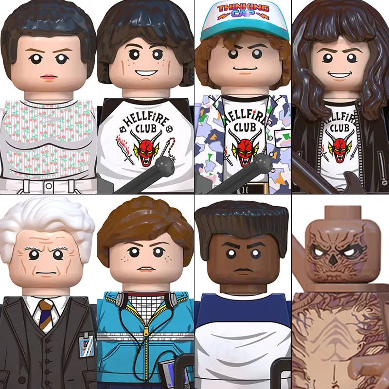 

2025 Hot Toys LG1007 Stranger Things Building Blocks Mini Action Figure Accessories Halloween Christmas Gifts for Kids