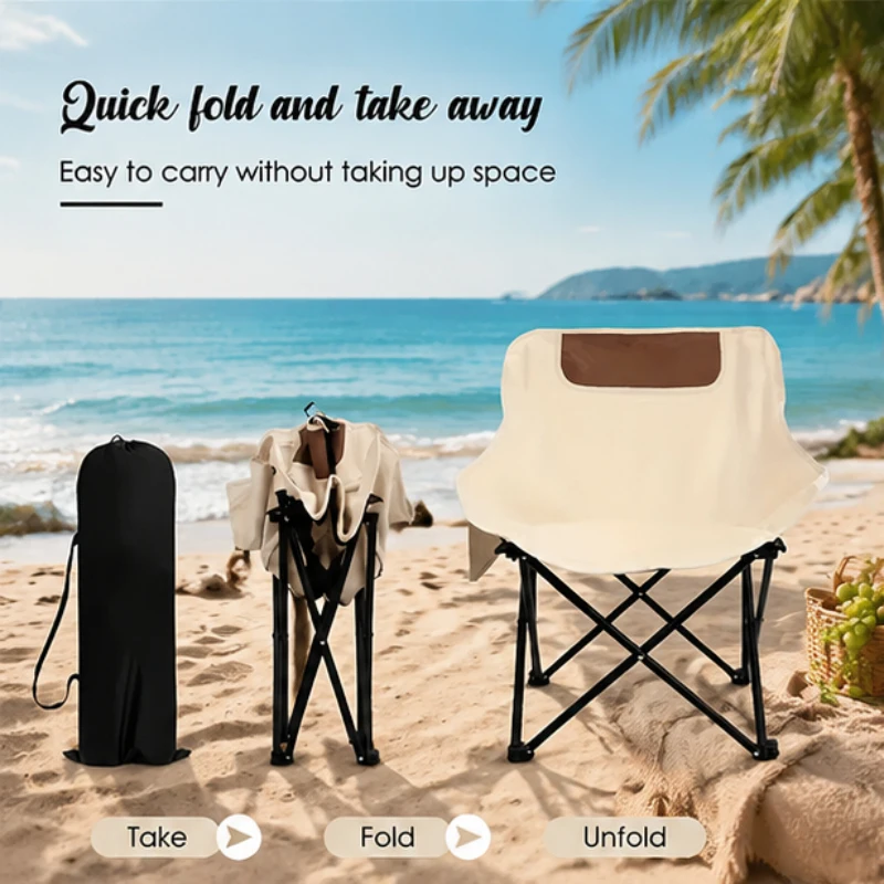 Ultra Light Collapsible Camping Chair Portable Foldable Seat For Outdoor Picnic Fishing Hiking Camping And Daily Travel Use