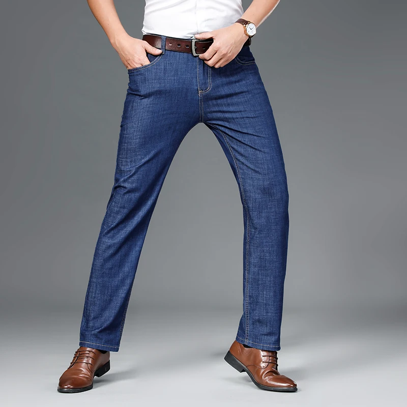 Fashion Loose Button Zipper Spliced Pockets All-match Business Jeans Men's 2024 Spring New Oversized Solid Color Casual Pants