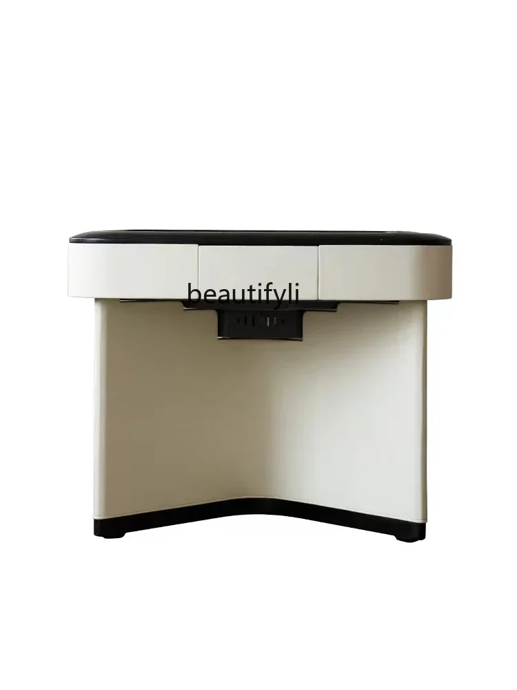 cc182l Italian-Style Light Luxury Solid Wood Mahjong Table Automatic Home Entertainment Leather Multi-Functional Chess and Card