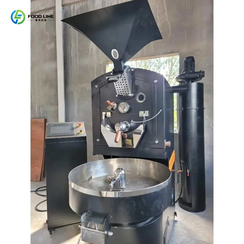 Customized Industrial Commercial 5kg 6kg 10kg 12kg Touch Screen Tumble Coffee Roaster Green Bean Roaster