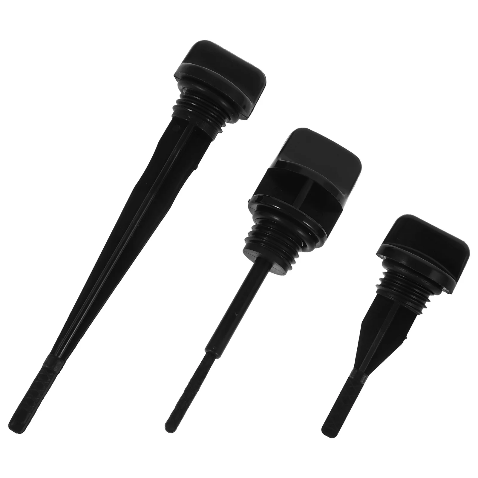 

3Pcs Motorcycle Oil Dipstick Tank Filler Plugs Plastic Replacement Engine Oil Level Fuel Tank Cap Easy Install Durable