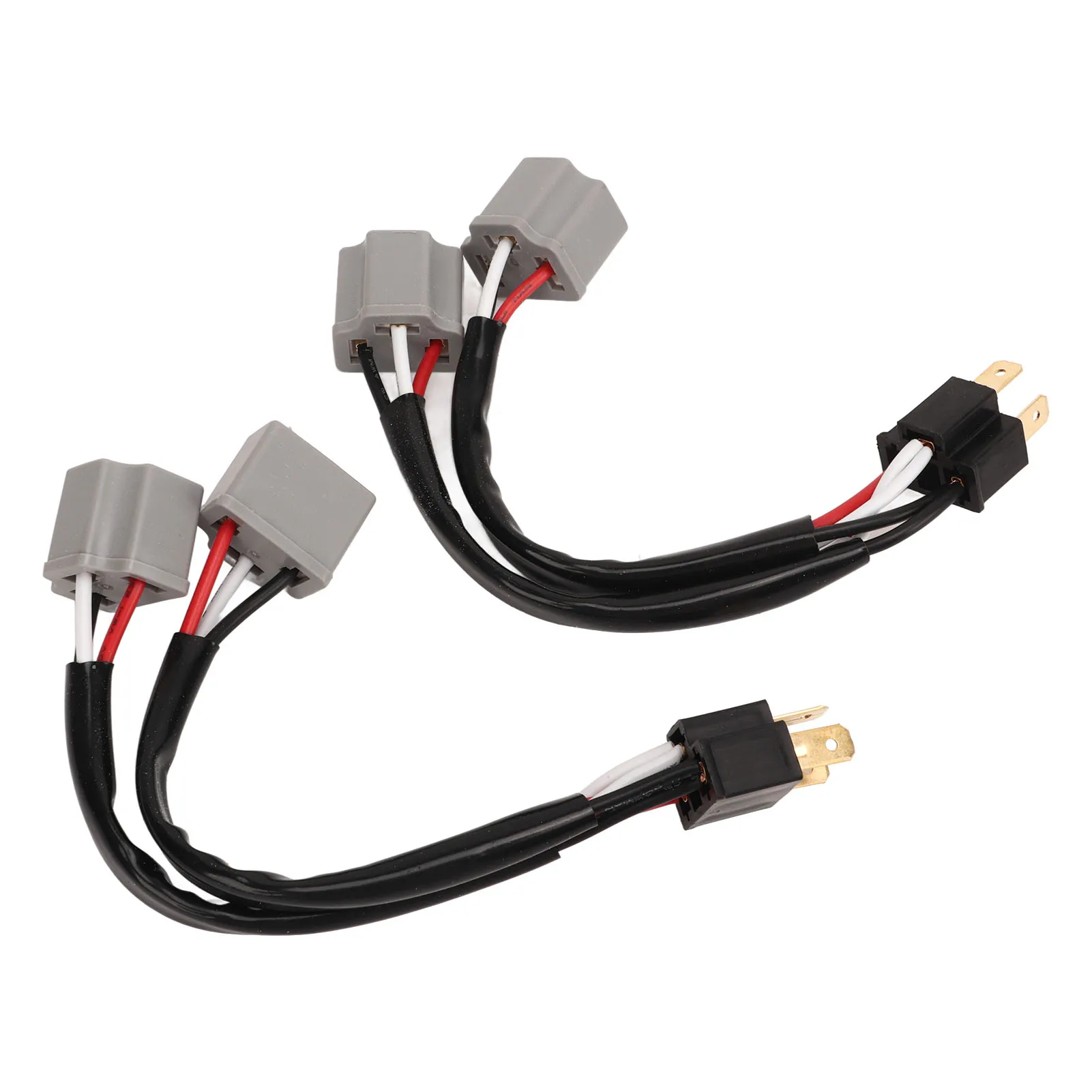 2Pcs 9003 H4 Headlights Wiring Harness Socket Adapter Male to Female 2 Way Splitter Wires for Truck Pickup LED Cable Plug new