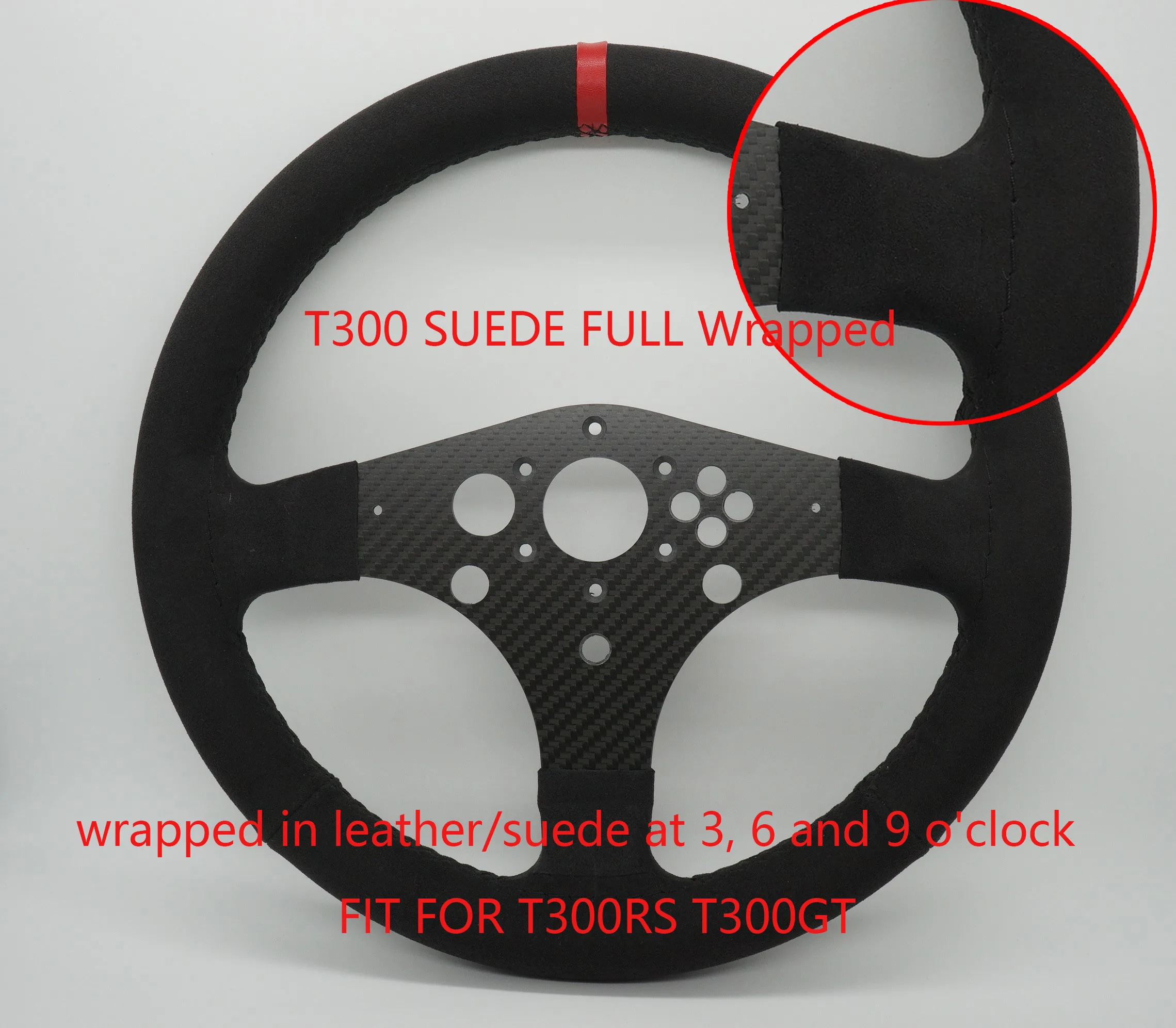 SIMPUSH Racing-Volante de Rally de 13 pulgadas, 33cm, bricolaje, sim, SIMRACING, para Thrustmaster, T300RS, T300GT, TGT, T-GT