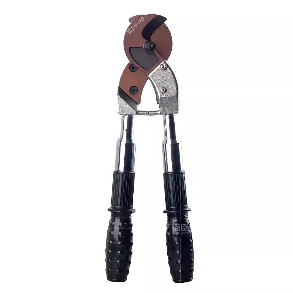 

Manual Cable Cutter with Telescopic Handle - Effort-Saving Double Lever Wire Cutting Tool for Copper/Aluminum Cables, 16-20mm²