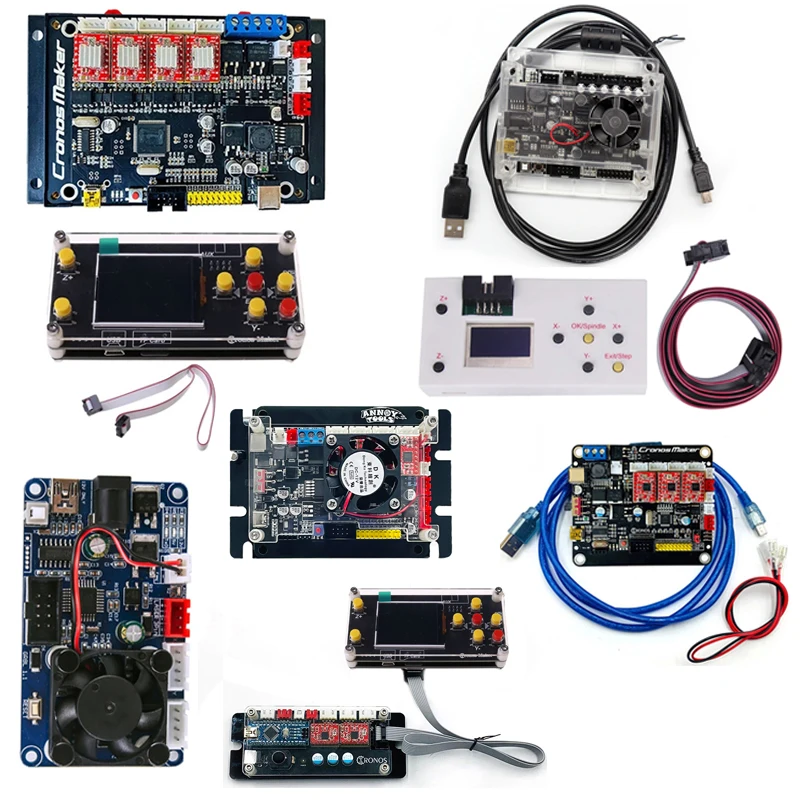 DIY Laser Engraving Machine GRBL 4-axis Control Board Offline CNC Control Board 3018PRO 1610/2418/3018 3 Axis 2 Axis Controller