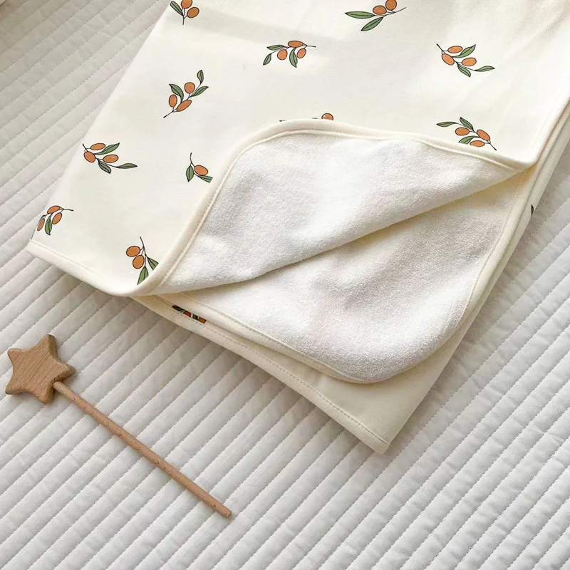 Cotton Baby Changing Mat Diaper Changing Pad Cover for Newborn Baby Items Washable Breathable Baby Diaper Changer Nursery