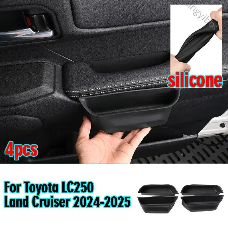 Car Door Armrest Storage Box Holder For Toyota Land Cruiser LC250 2024-2025