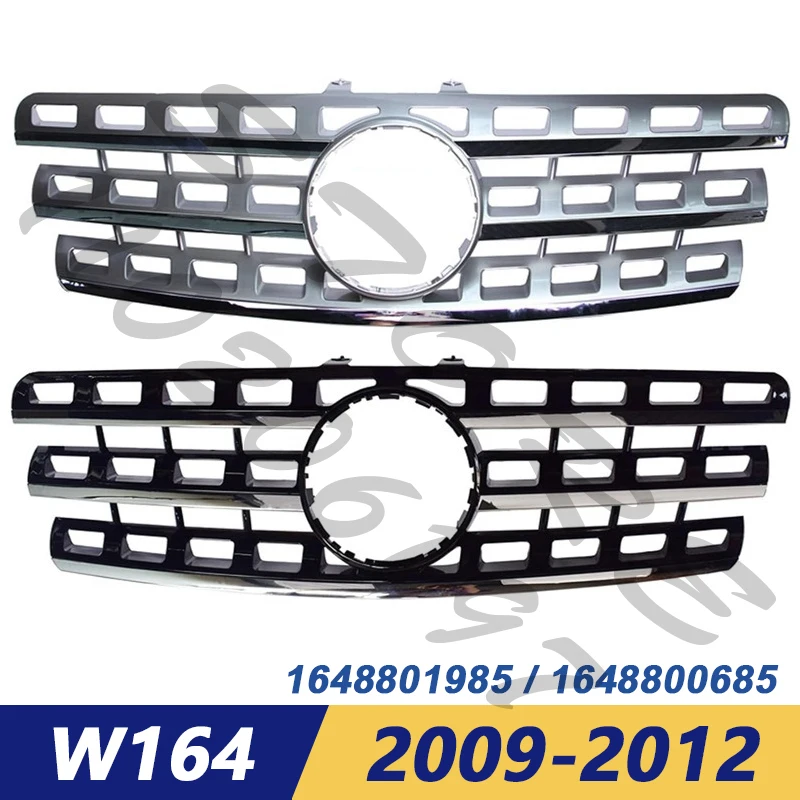 

for 2009-2011 W164 Mercedes Benz ML280 ML300 ML320 ML350 ML450 ML500 ML63 Front Bumper Radiator Grill 1648801985 / 1648800685