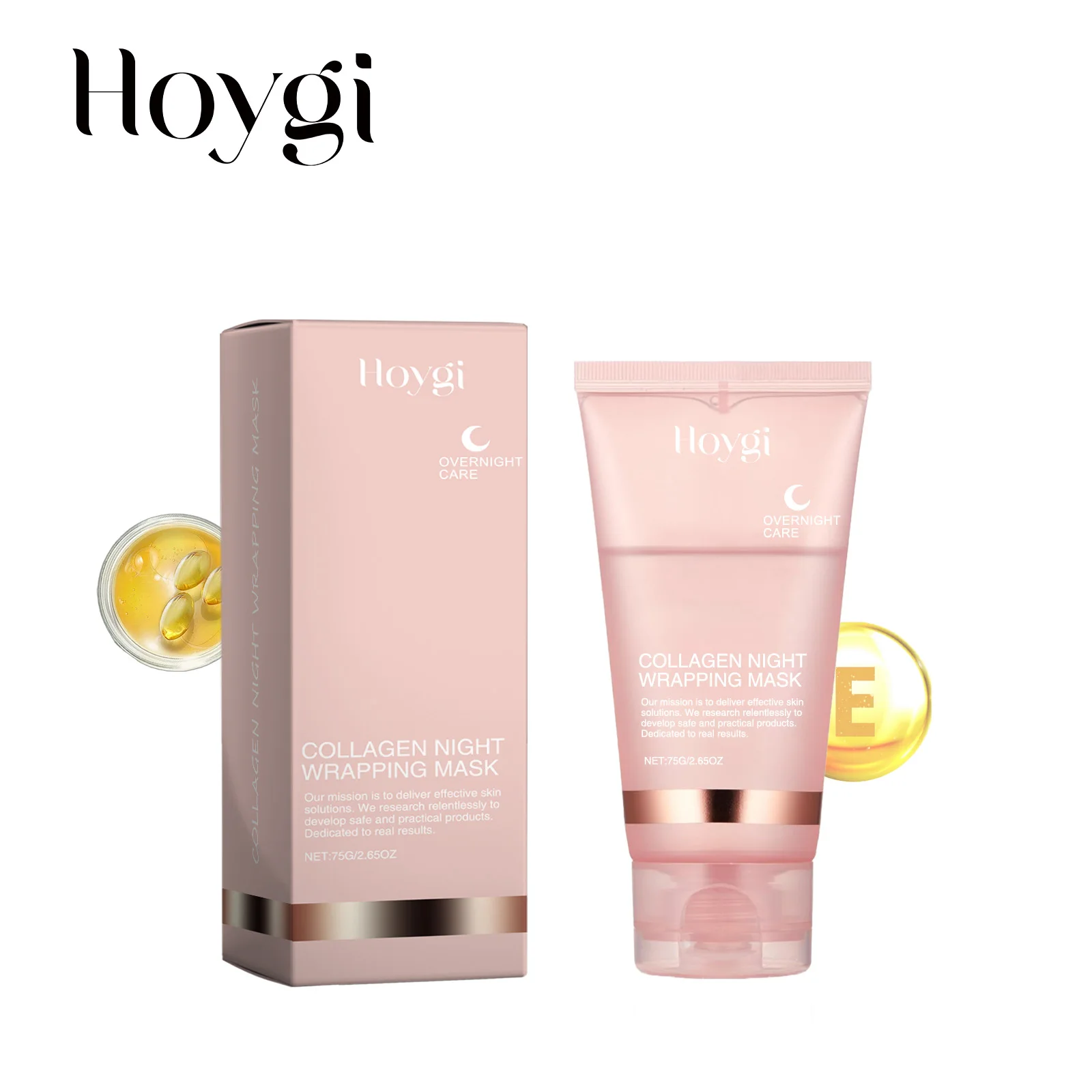 Hoygi Collagen Peel Off Mask Anti Wrinkle Firming Hydrating Easy Peel All Skin Types Non Irritating Deep Cleansing Brightening view 2