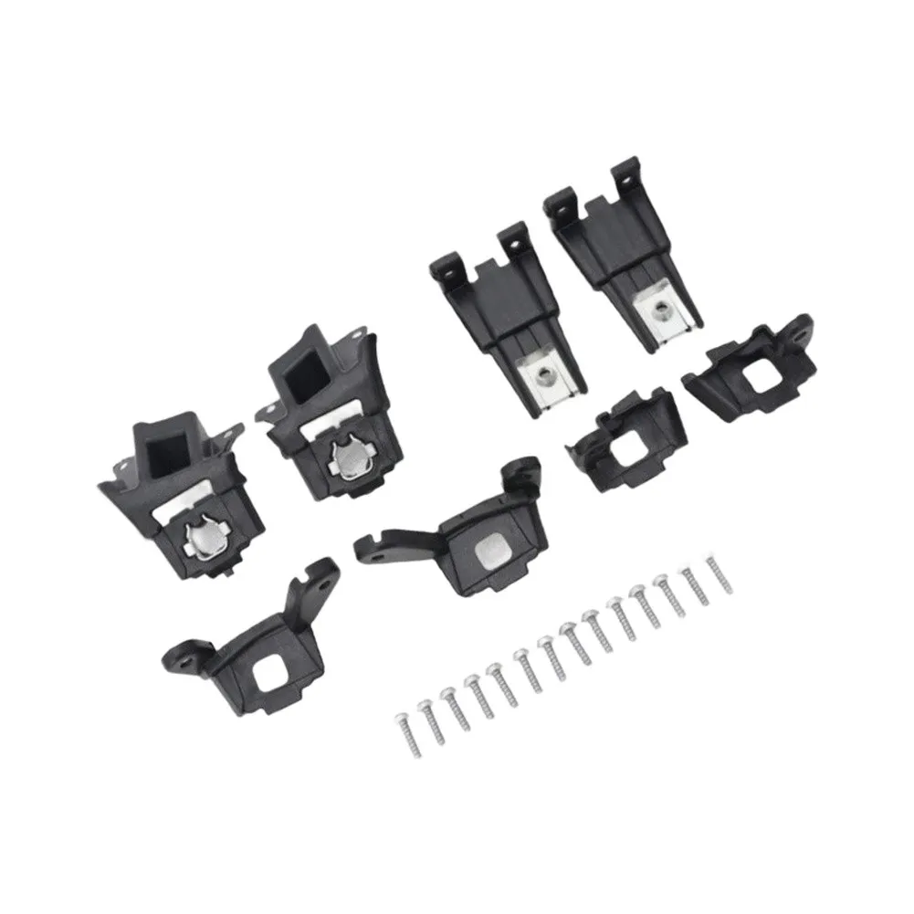 Front Headlight Brackets Set For Cooper S For F54 F55 F56 F57 For Cabrio 2013-19 63117383206 Black ABS Plastic Mounting Holder view 5