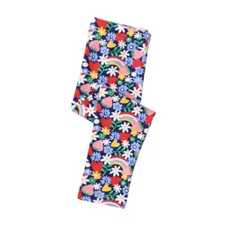 Jumping metros nova chegada crianças leggings calças para outono primavera comprimento total calças da criança floral bonito das crianças calças magros