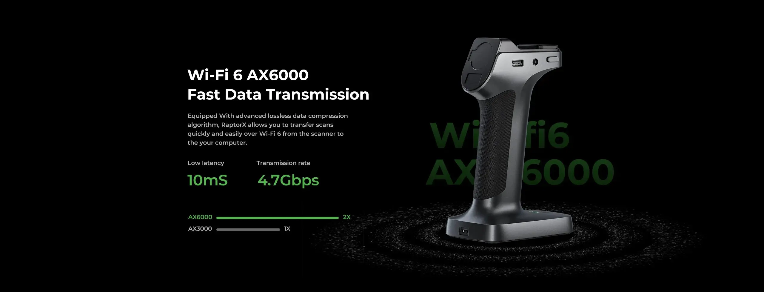 Creality Scanner Raptor X&Creality Handle Scanning Bridge 3D Scan Triple-in-one 34+7 Blue Laser NIR Light 0.02 Mm Accuracy 60fps