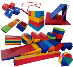 Children's Gym Physical Fitness Training Equipment Slope Triangle Pad Balance Beam Parkour