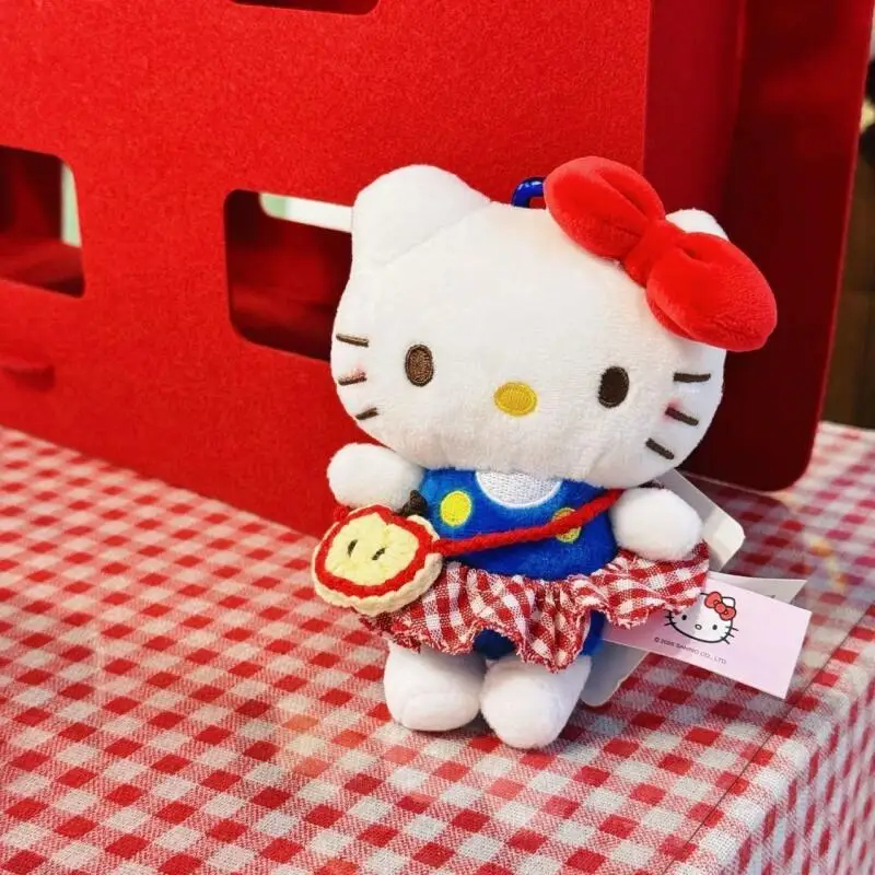 Sanrio Filling Doll Toys Hello Kitty Cartoon Plush Soft Backpack Pendant Kawaii Creative Ornament Cute Birthday Gift for Girls