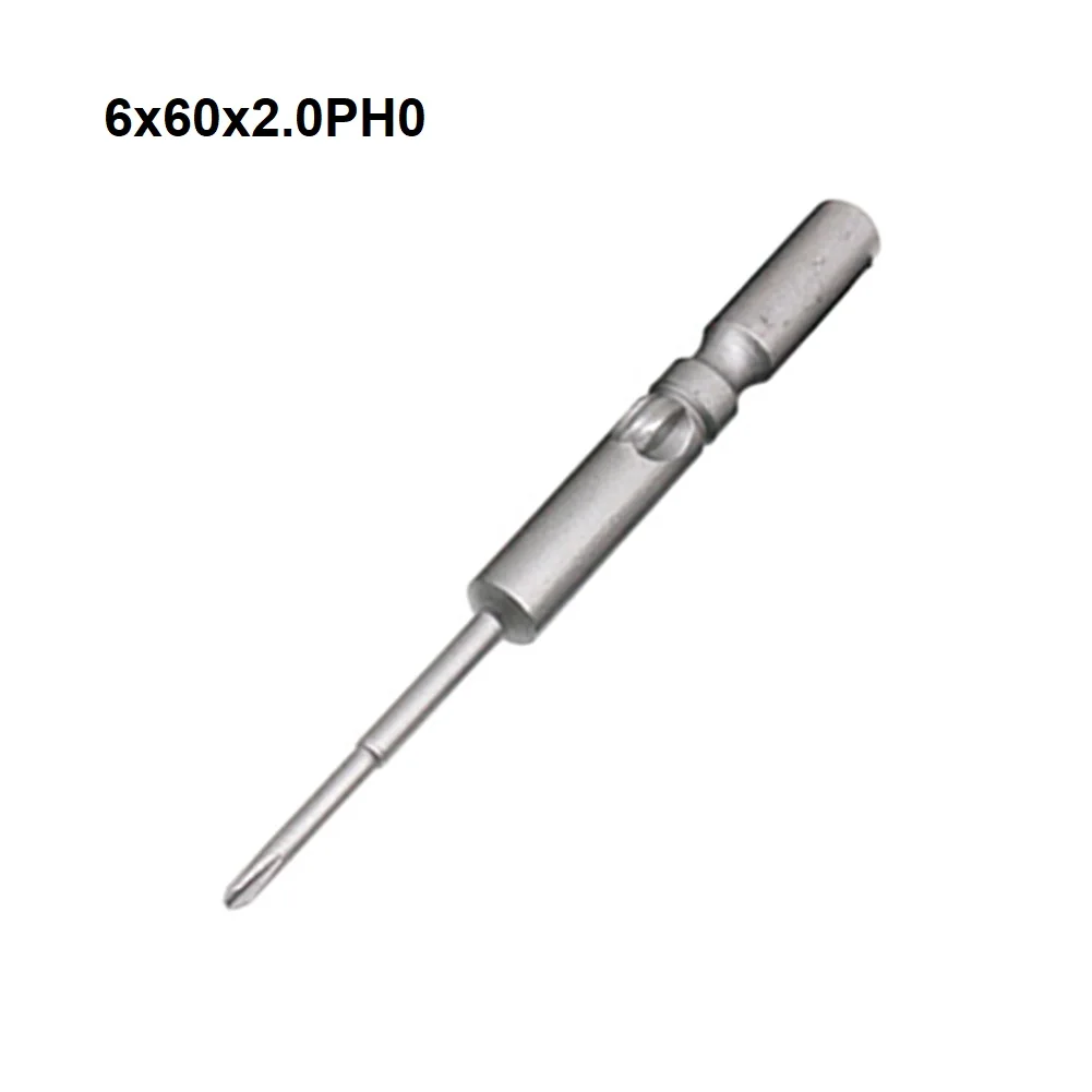 1PCS 6mm 마그네틱 스크루 드라이버 드릴 비트 PH00 PH0 PH1 전기/핸드 드릴 용 802 전기 크로스 스크루 드라이버 비트