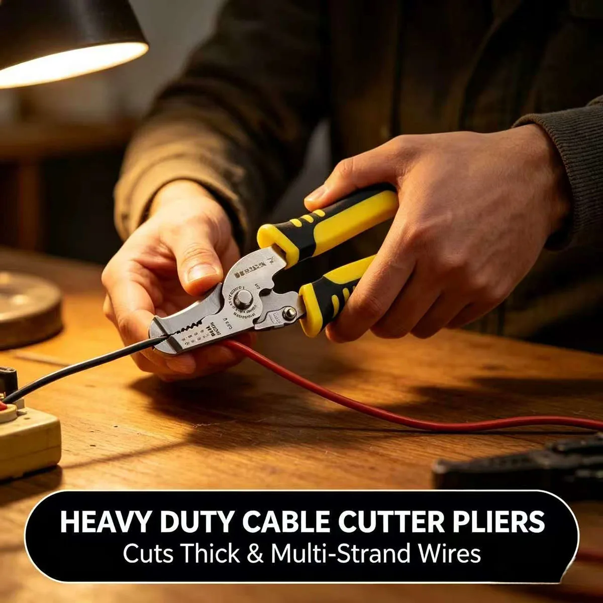 TUPI Wire Stripper Cable Cutter Iron Sheets Iron Wire Scissors Multifunctional Hand Scissors Wire Cutters Electrician Tools