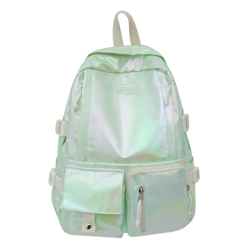 Nylon Women Backpack Fashionable and Versatile School Bag Girls Teenage Student School Bag Travel Laptop Backpack