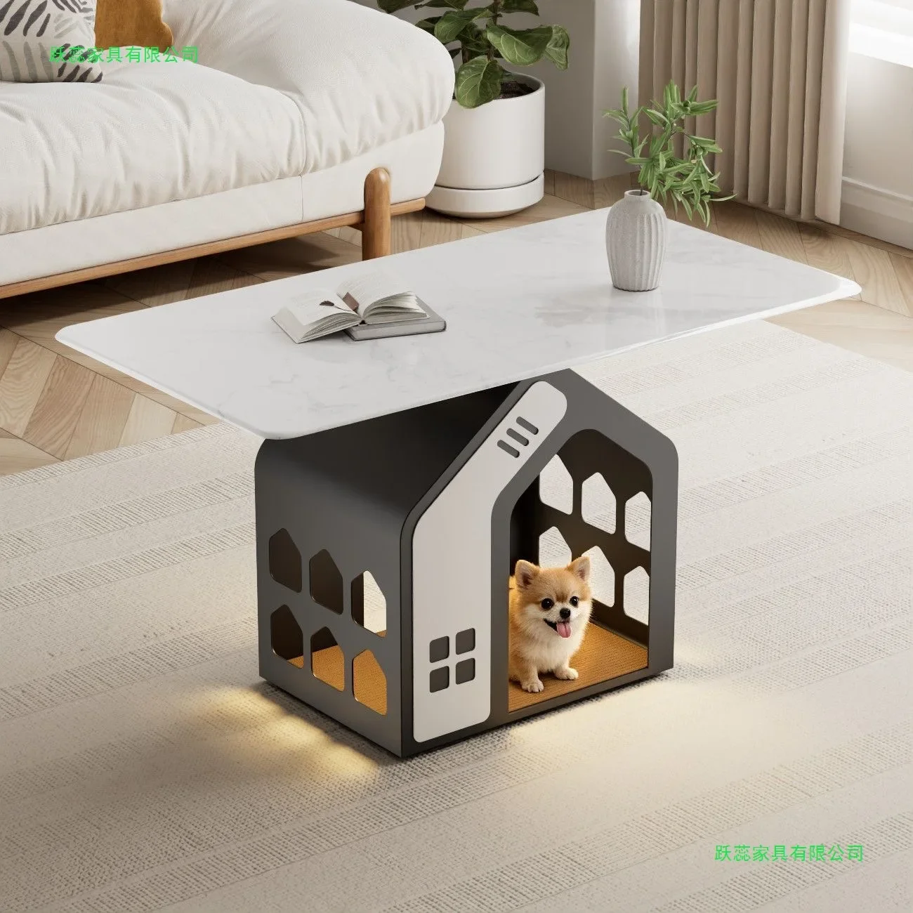 household cat nest coffee table creative house base super crystal stone coffee table people and pets share an integrated