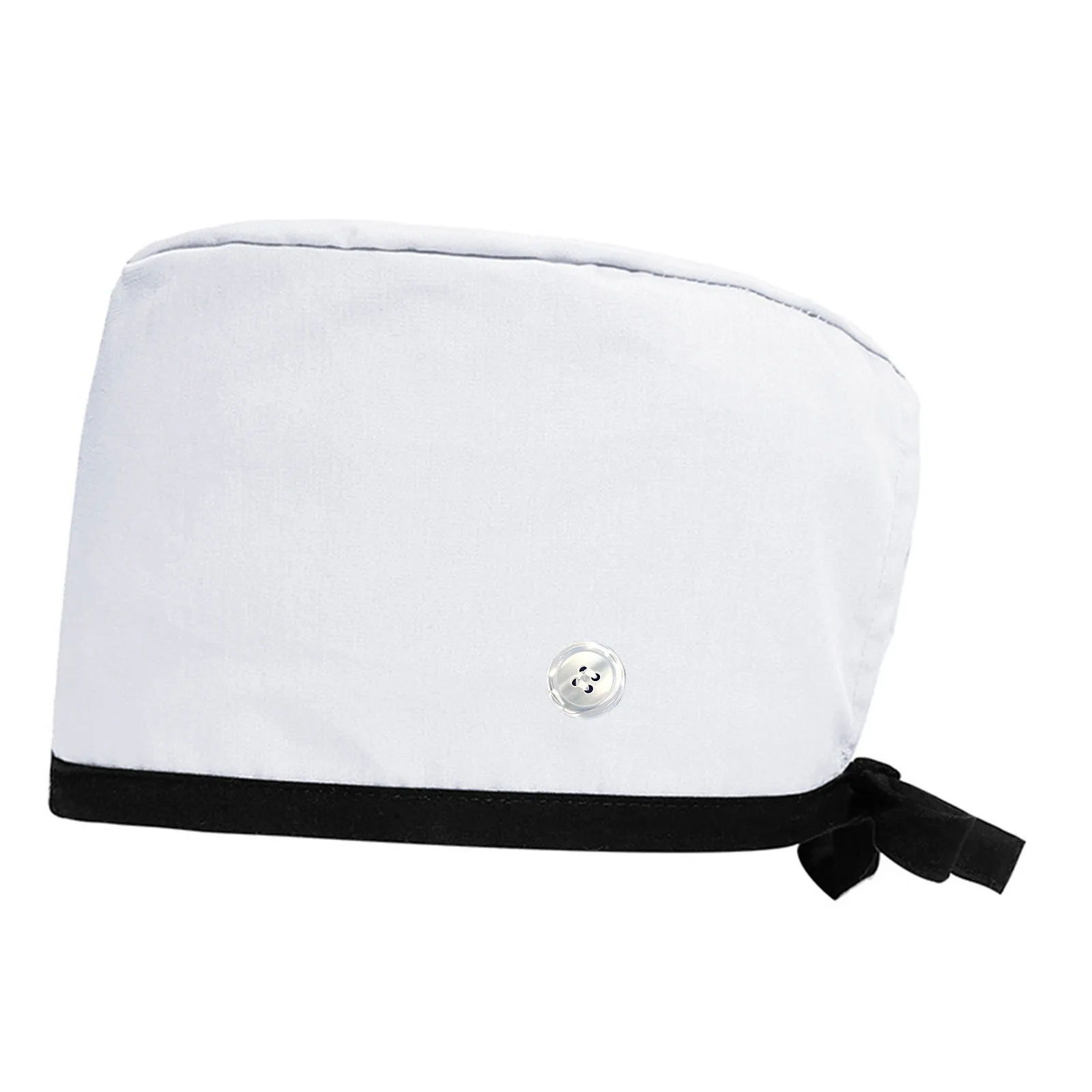 Bonés esfoliantes de cor sólida, chapéu com botão, bonés de enfermagem clínica, médicos, enfermeiros, cuidados de saúde, chapéu de trabalho, bonés de enfermagem