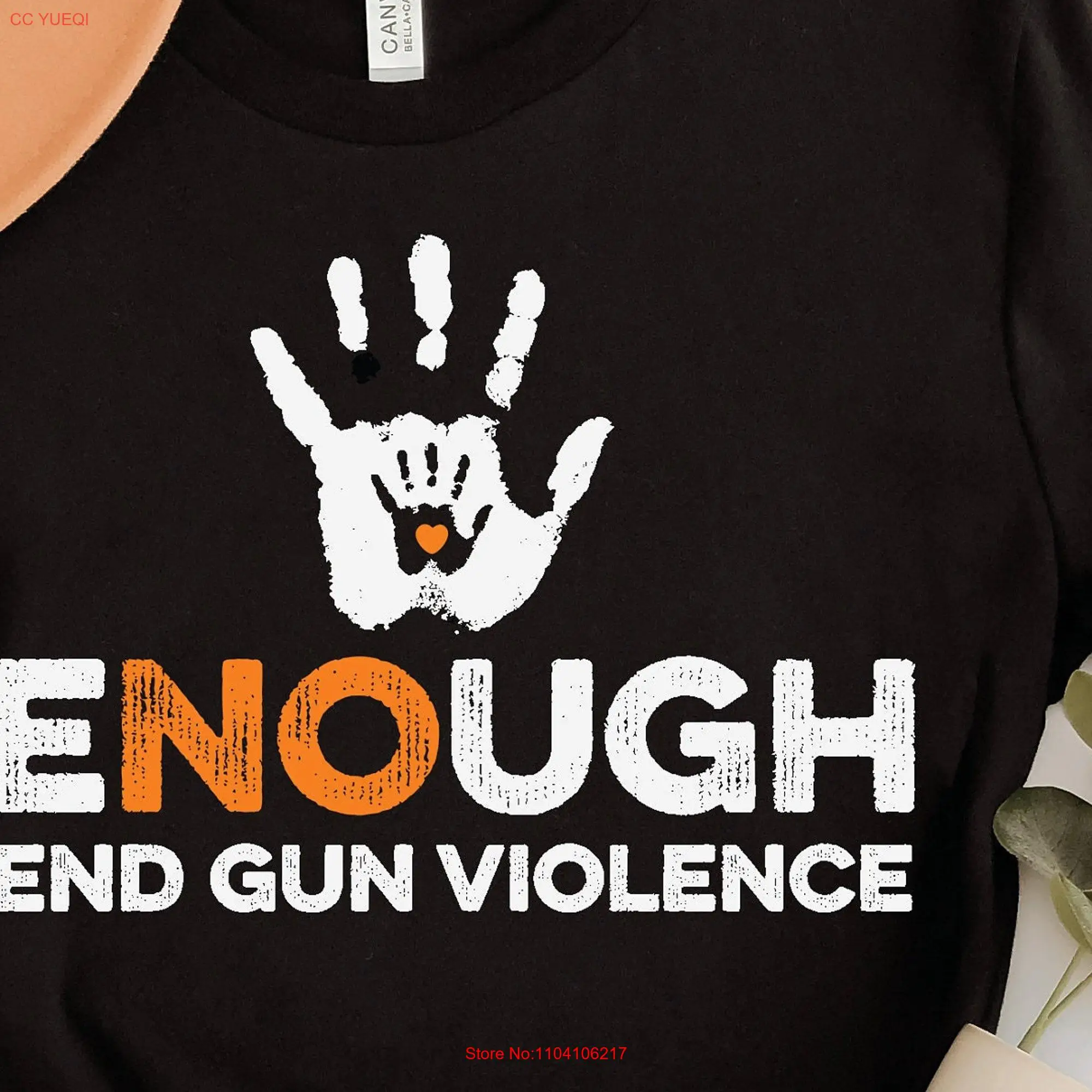 Enough End Gun Violence T Shirt Anti Control Pro Reform long or short sleeves