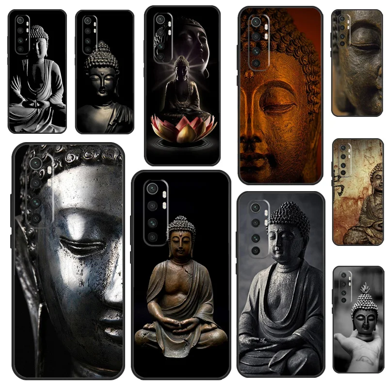 gautama buddha Case For Xiaomi Mi 11 Lite Ultra 9T 10T 11T Pro POCO X3 Pro M3 F3 Phone Cover Shell