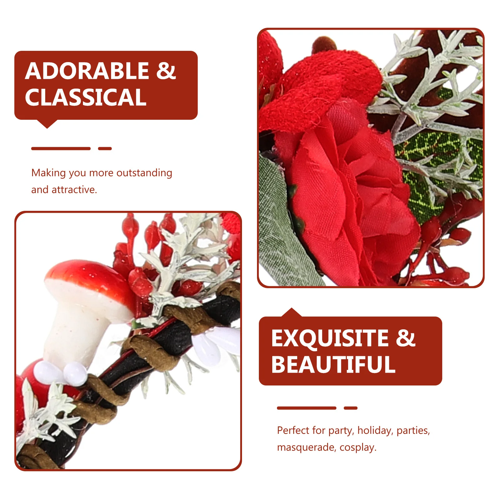 

Headbands Hair Accessories Fashion Hairband Xmas Accessory Christmas for