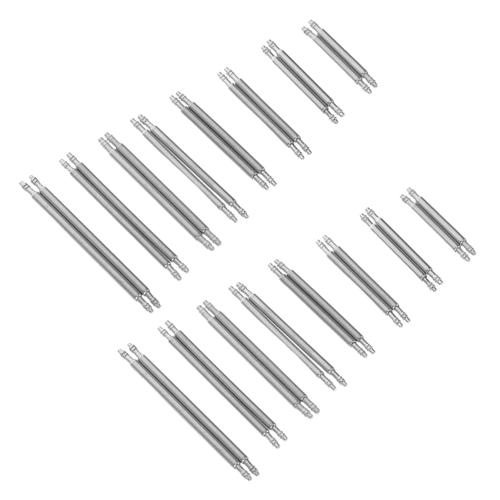 

16 пар пружинных шпилек для ремешков часов, сверхпрочные, из нержавеющей стали, для ремонта и замены ремешков наручных часов, 14-28 мм