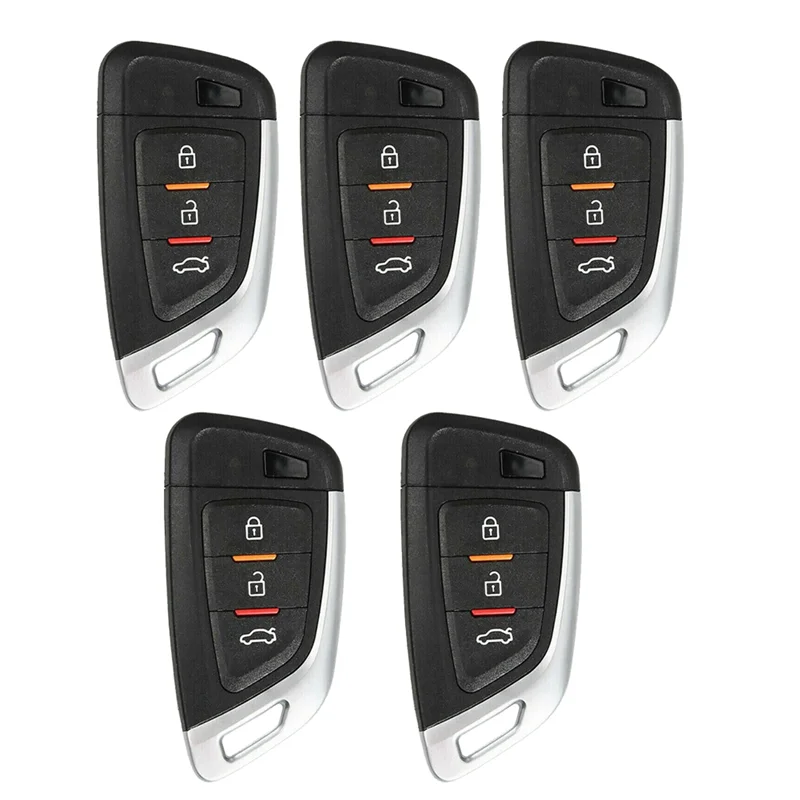 XSKF01EN Universal Smart Remote Key 3 Button Knife Style Fob for -Xhorse VVDI Key Tool 5Pcs/Lot