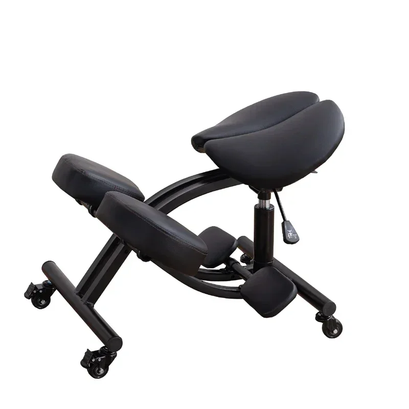 

Kneeling chair adult ergonomic corrective chair saddle chair double cushion adjustable anti-hunchback