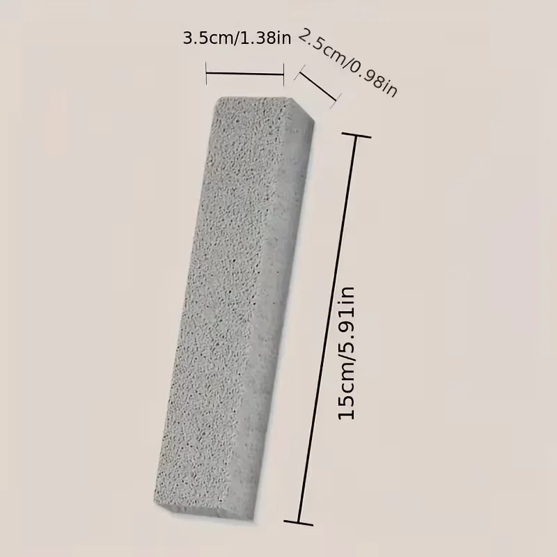 2 Pack Pumice Stone Cleaning Sticks for Bathroom, Kitchen, BBQ Grill - Non-Electric, Multipurpose Scouring Bricks for Toilet Bow